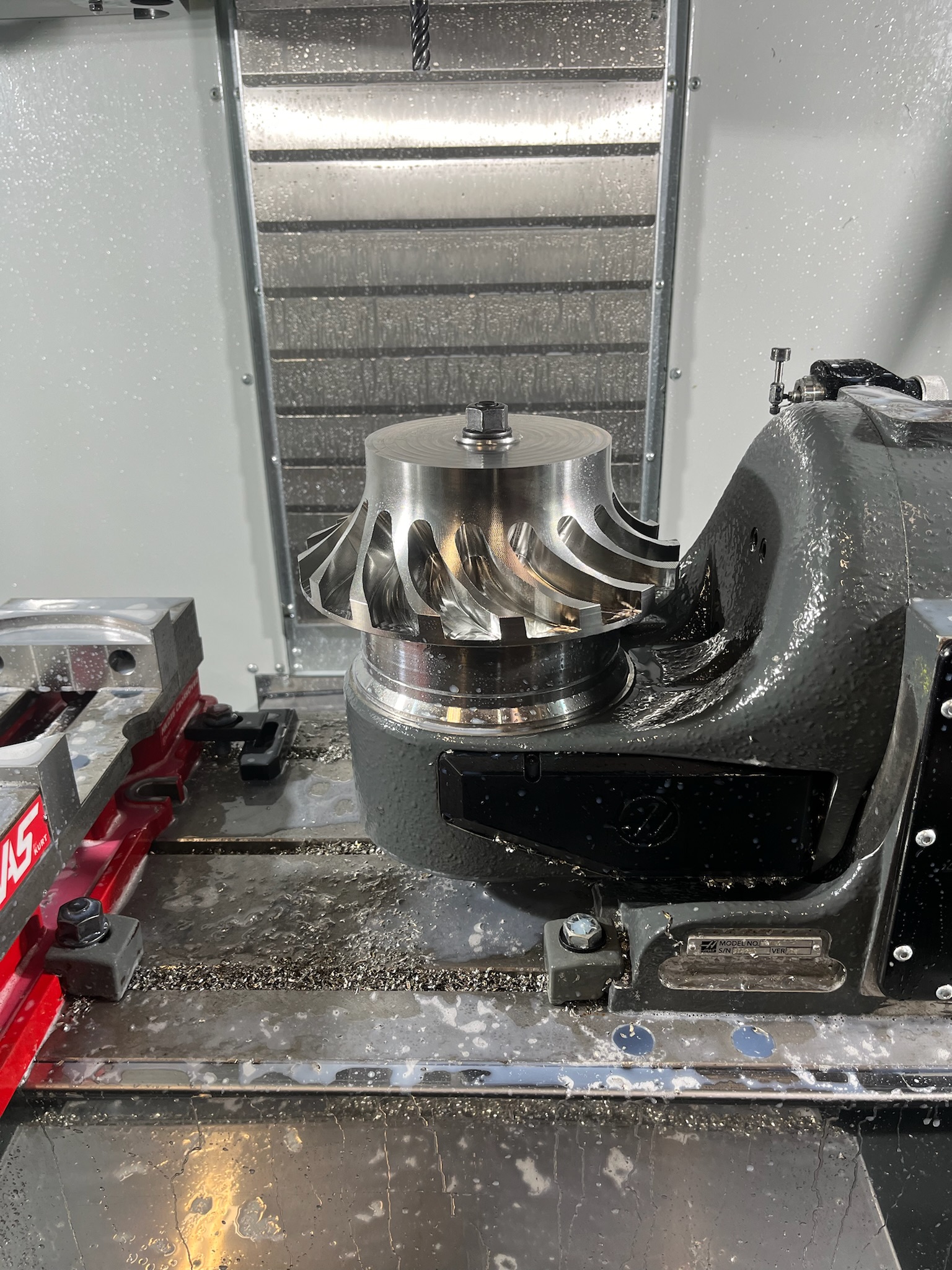 Impeller hub detail